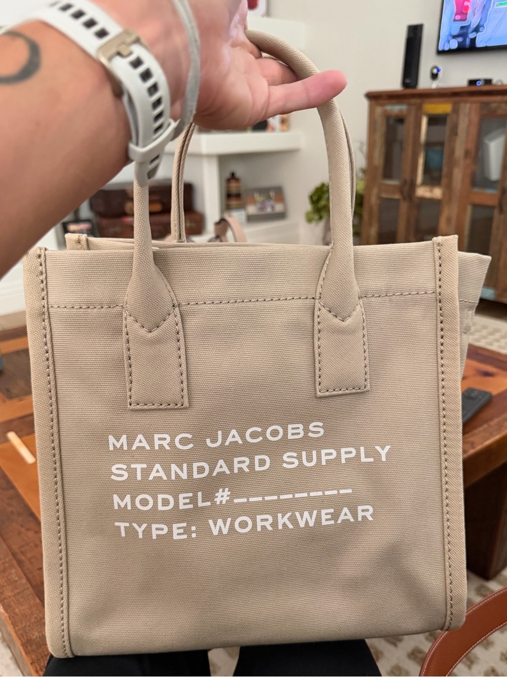 Marc Jacobs Beige Canvas Tote — Standard Supply Workwear
